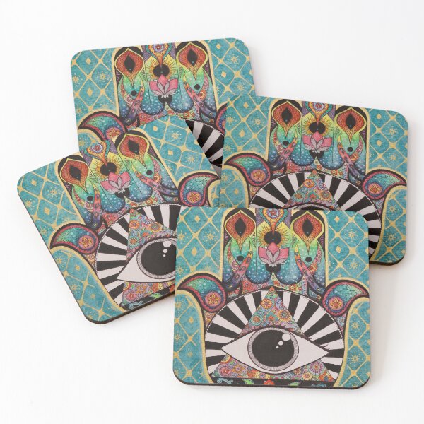Item preview, hamsa painting designed and sold by nellymcrico.