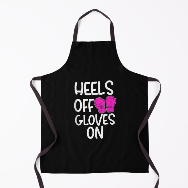 Item preview, Funny Kickboxing Boxing Saying Heels Off Gloves On Class designed and sold by AQVFOIY.