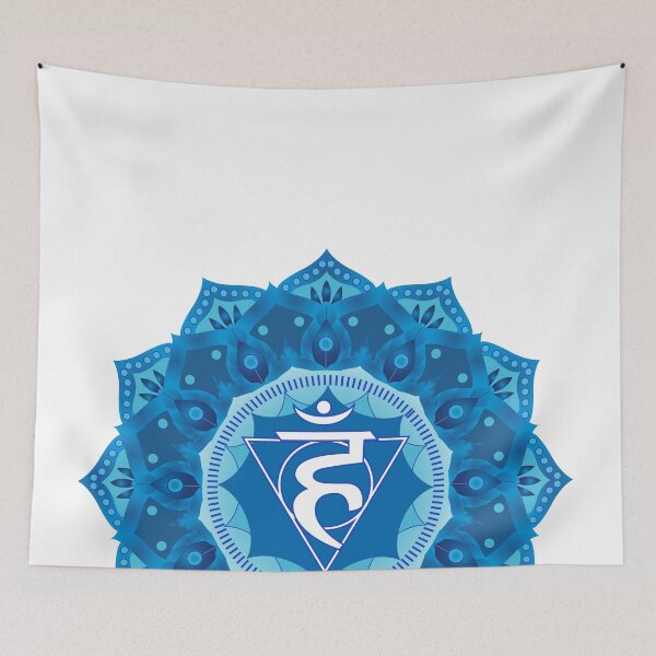 Item preview, Vishuddha - the fifth chakra. Meditation Vishuddha. Throat chakra. Symbol of the fifth human chakra.  designed and sold by Gurunath Bhadekar.