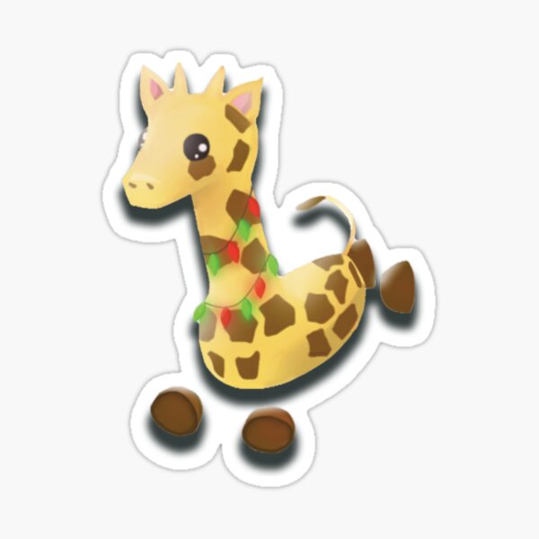 Adopt Me Giraffe Stickers Redbubble - roblox adopt me giraffe drawing