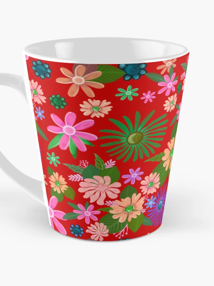 Thumbnail 3 of 4, Coffee Mug, Springtime Daisy Pattern designed and sold by Squarebird.