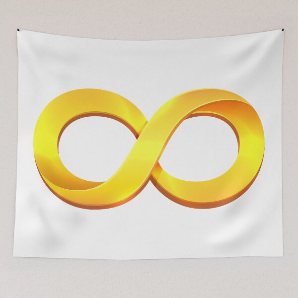 Item preview, Gold infinity symbol. designed and sold by Neurountypical.