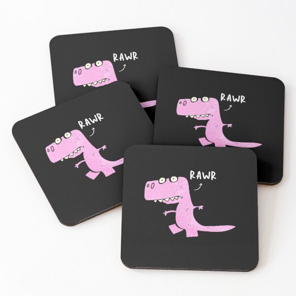 Item preview, Pink Dinosaur Rawr Pet Cute Funny Happy Sarcastic Spiritual Animal Birthday Gift designed and sold by EpsilonEridani.
