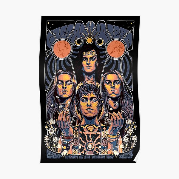 Greta Van Fleet Poster Fandom Wall Art Greta Van Fleet Print ...