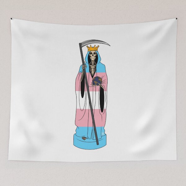 Item preview, Santa Muerte LGBTQ Statuette designed and sold by sarahbustillo.