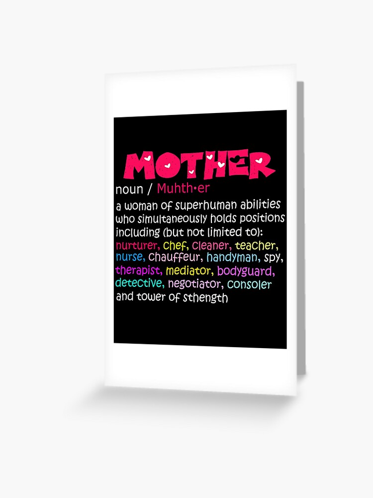 Mother Definition, Mom Gift, Funny Mom Gift, Mom Birthday Gift, Mothers Day  Gift, Christmas Gifts From Mom, Mom Gift From Daughter, Mother (Download  Now) 