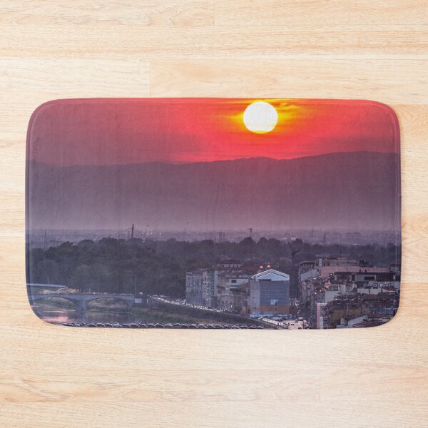Item preview, Sunset view of bridge Ponte Vecchio. Florence, Italy designed and sold by TravelDrone.