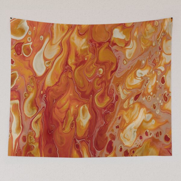 Item preview, White Brown Yellow  Marble Art designed and sold by BEyourself be.