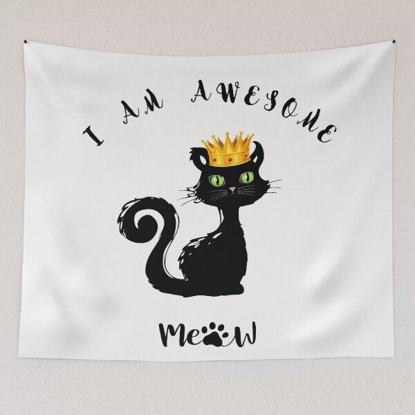 Item preview, I am awesome Cat designed and sold by Zukhra79.