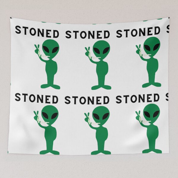 Item preview, ALIEN Stoner | Smart Successful Stoner | Spiritual Stoner |  designed and sold by AlfaEcho.