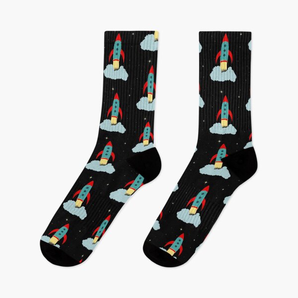 Item preview, space rocket pattern designed and sold by Aleksey888.