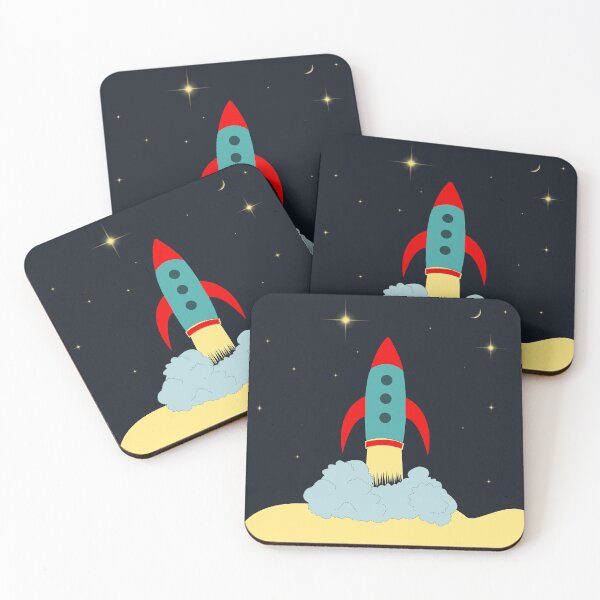 Item preview, space rocket pattern designed and sold by Aleksey888.