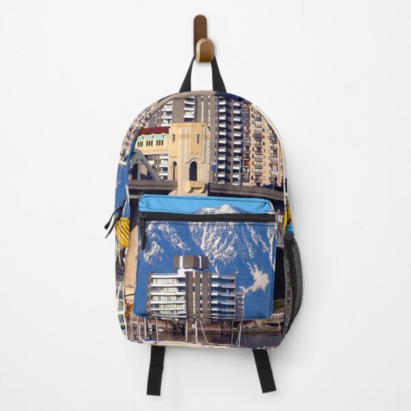 Item preview, Vancouver with mountains in the background designed and sold by TravelDrone.