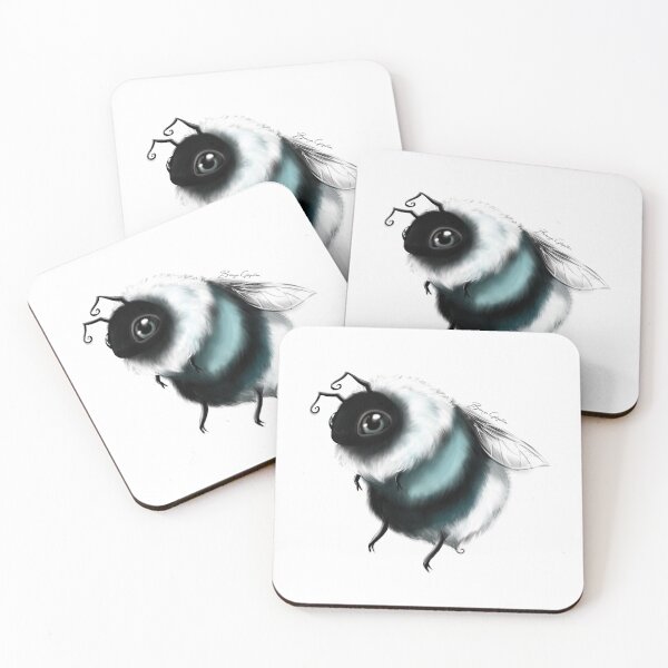 Item preview, Blue Bumble Bee designed and sold by Bronwyn Gilgallon Art.