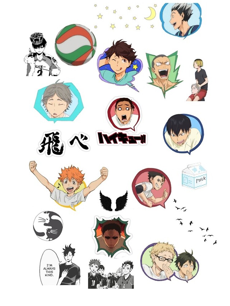 haikyuu face parts case