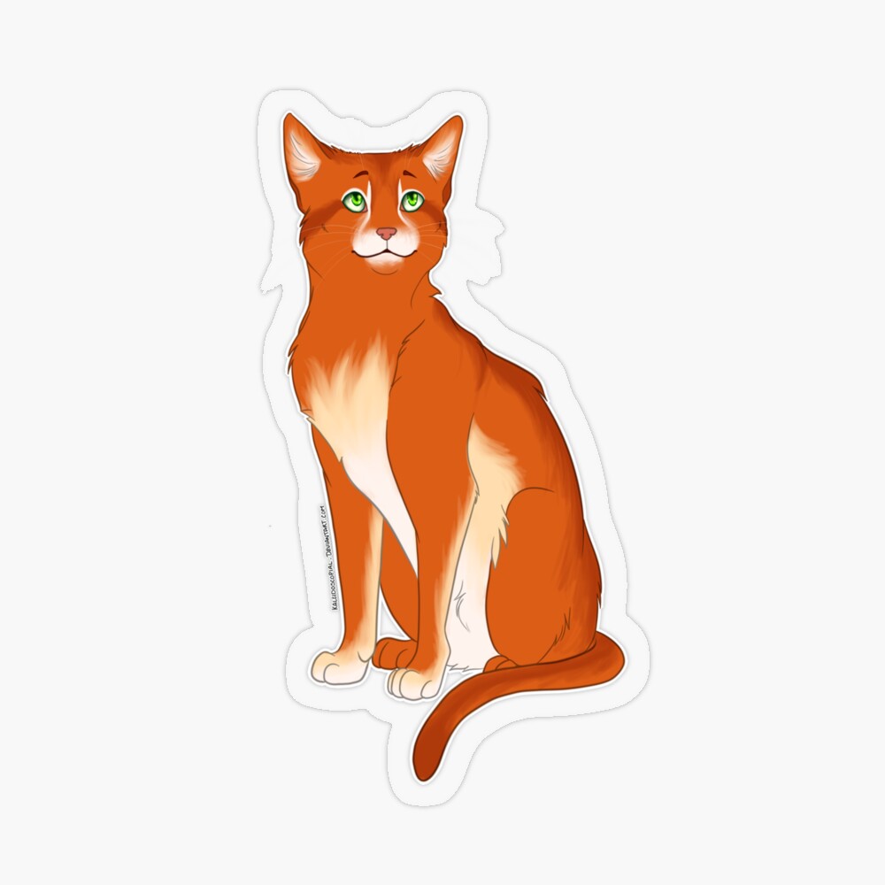 Warrior Cats Firestar Sticker by Golden Mane 