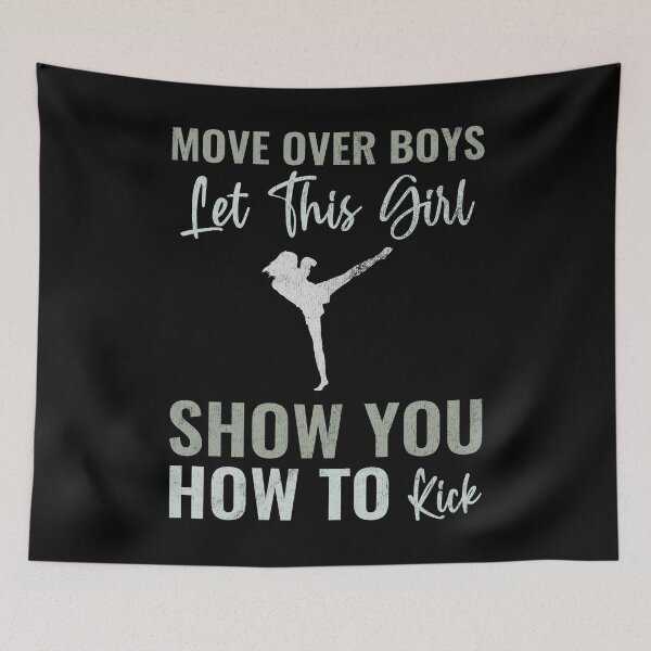 Item preview, Move Over Boys Let This Girl Show You How to Kick Funny Kickboxing Gift designed and sold by WYGSTORE.