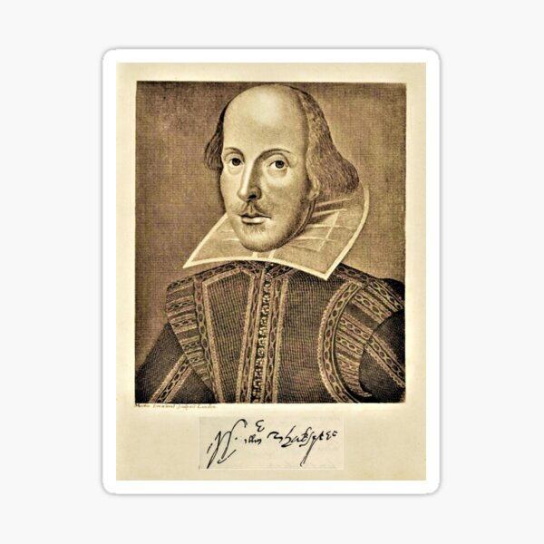 Item preview, William Shakespeare, First Folio Portrait  designed and sold by artsphere.