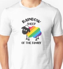 Rainbow Sheep Of The Family LGBT Pride Unisex T-Shirt