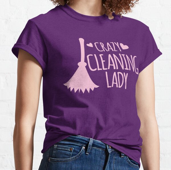 Item preview, Crazy Cleaning Lady designed and sold by jazzydevil.