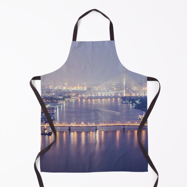 Item preview, Bangkok twilight cityscape topview Thailand designed and sold by TravelDrone.