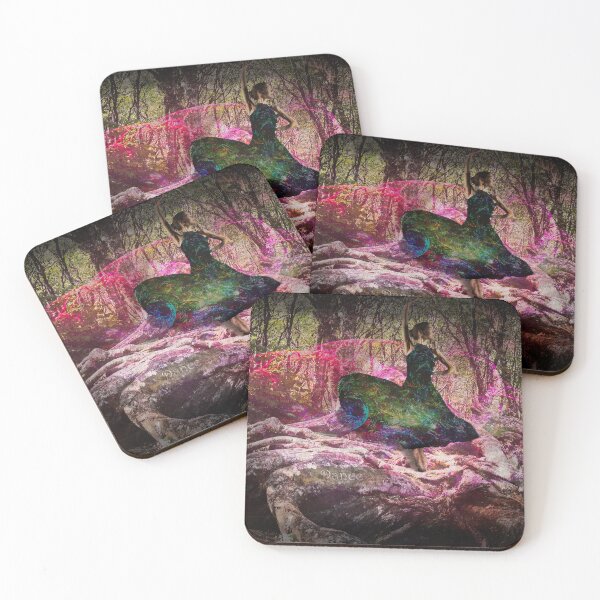 Item preview, Woman dancing in the forest. designed and sold by melbeasleyarts.