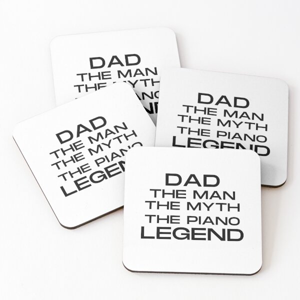 Item preview, Dad The Man The Myth The Piano Legend designed and sold by Bend-The-Trendd.