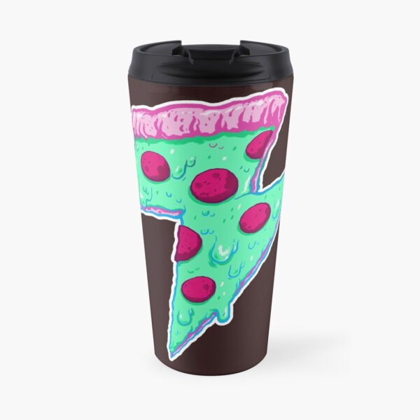 Thunder Neon Pizza Travel Mug