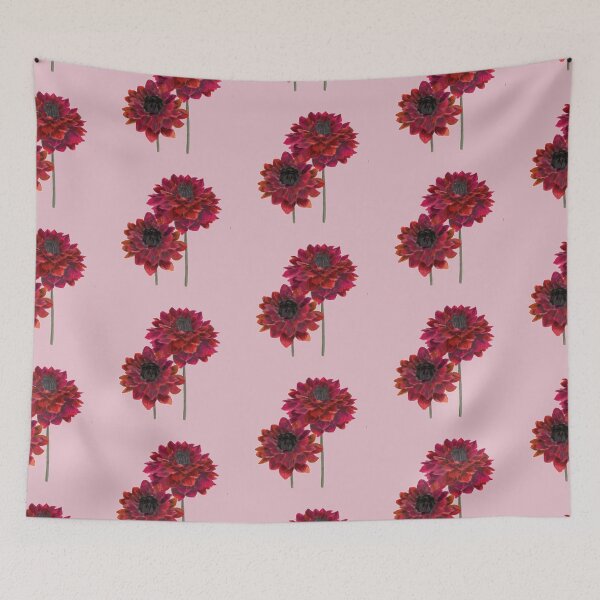 Artikelvorschau,  Tiefrote Blumen, schöne Dahlien! entworfen und verkauft von ColorsAndQuests.