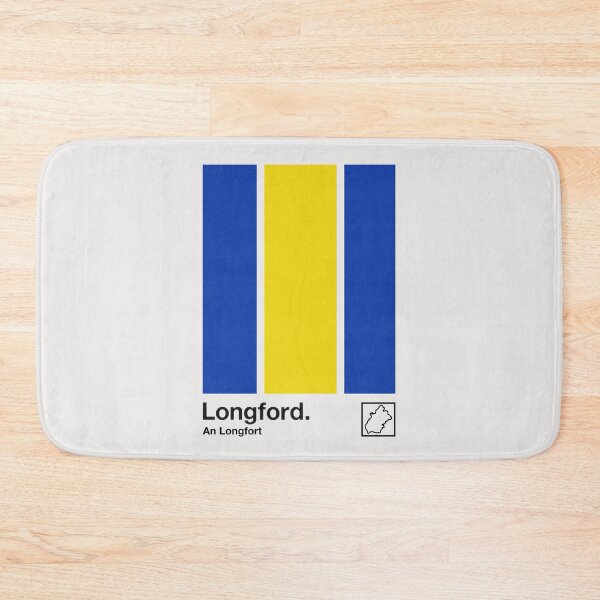Item preview, County Longford, Ireland - Retro Style Minimalist Poster Design designed and sold by AestheticNow.