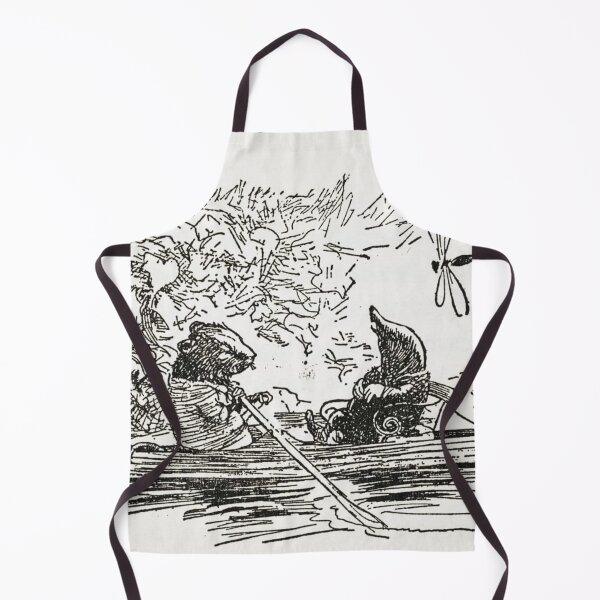 Item preview, Ratty and Mole boating Wind in the Willows illustration - Arthur Rackham designed and sold by Vintage Designs +.