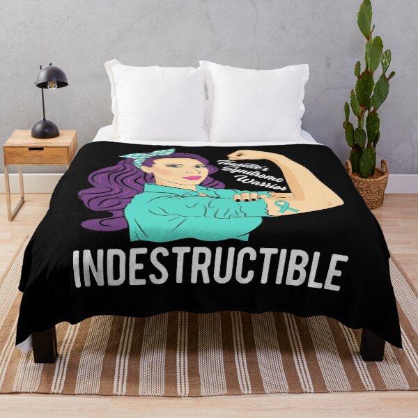 Item preview, Tourette Syndrome Warrior Indestructible Awareness designed and sold by ZNOVANNA.