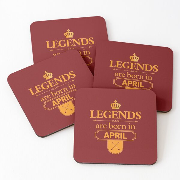 Item preview, Legends Are Born In April | Birthday Gift | designed and sold by Minimalwiz.