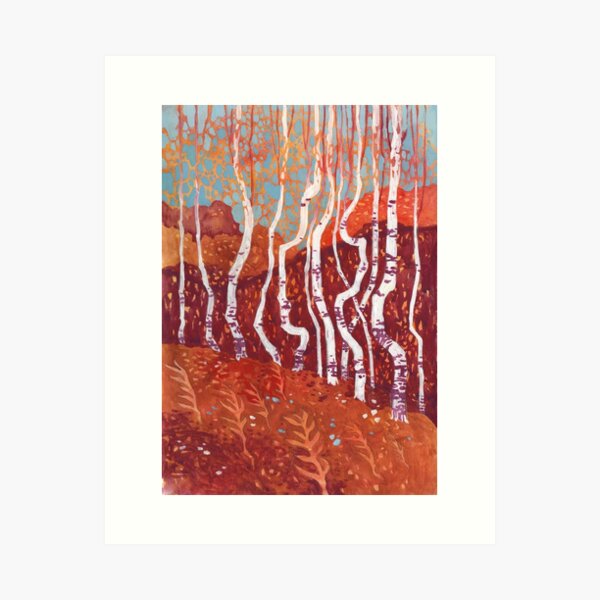 White shadows Art Print
