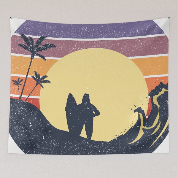 Item preview, Big lez show retro vintage beach, druggo , funny cute big lez show surfing, funny bigfoot designed and sold by SGS-.