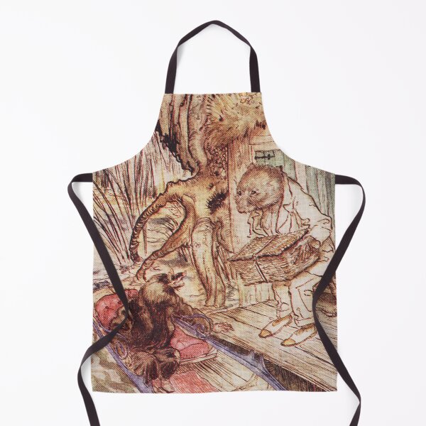 Item preview, Ratty and Mole boating Wind in the Willows illustration - Arthur Rackham designed and sold by Vintage Designs +.