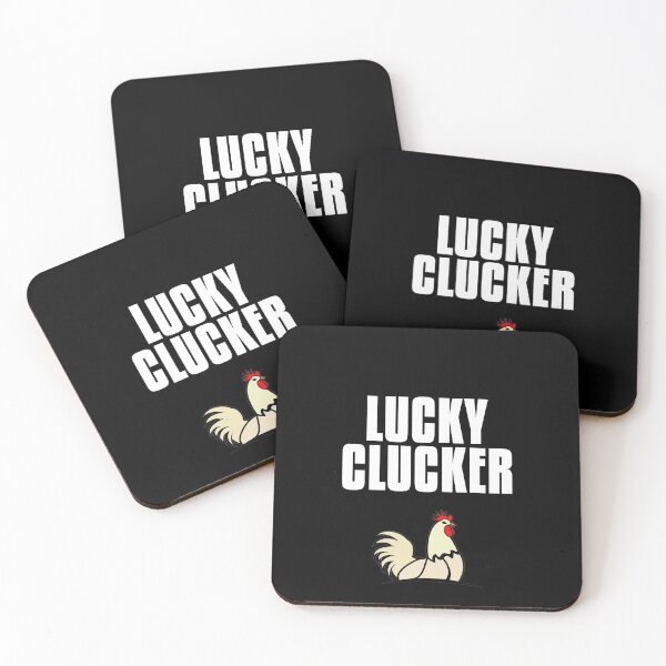 Item preview, One Lucky Clucker, Chicken Lover, Hen Lover, Cockerel Lover Funny Sarcastic Quote For Night Out designed and sold by StaticTee.