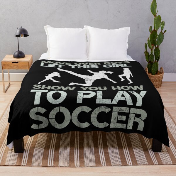 Item preview, Move Over Boys Let This Girl Show You How to Play Soccer Funny Gift Girls designed and sold by WYGSTORE.