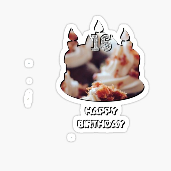 brthday 1632 Sticker