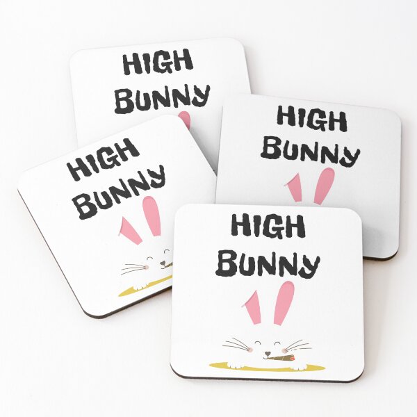 Item preview, HIGH BUNNY | EASTER STONER | Smart Successful Stoner |  designed and sold by AlfaEcho.