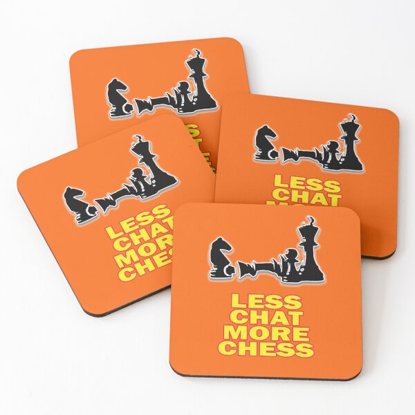 Item preview, Less Chat More Chess designed and sold by StoneBluePlanet.