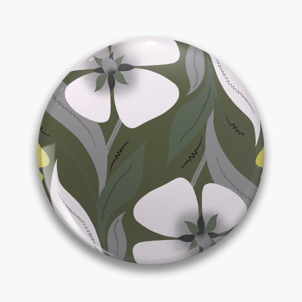 Item preview, Large flowers on a khaki  background designed and sold by Emilina98.
