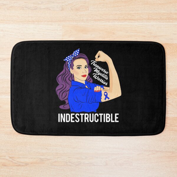 Item preview, Transverse Myelitis Warrior Indestructible Awareness designed and sold by ZNOVANNA.