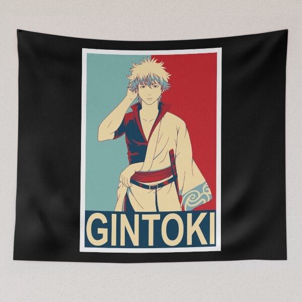 Item preview, Retro Gintoki Character Black Prints designed and sold by AbbieMarshall.