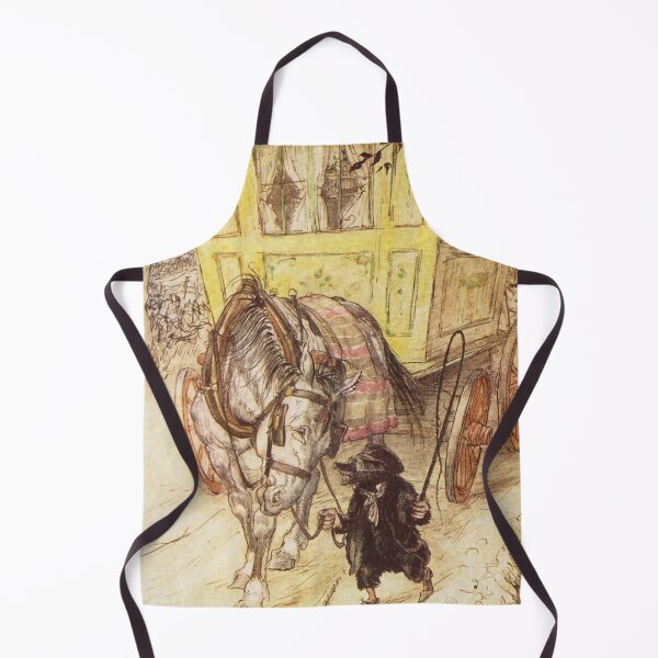 Item preview, Mole and station wagon with horse Wind in the Willows illustration - Arthur Rackham designed and sold by Vintage Designs +.