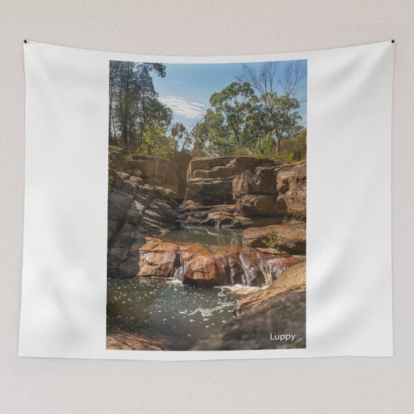 Item preview, Woolshed Falls Short Steps portrait designed and sold by justmylup.