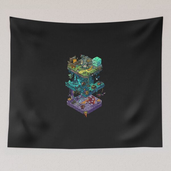 Item preview, Dungeons and Isometric Dragons Classic T-Shirt designed and sold by Josefshops.