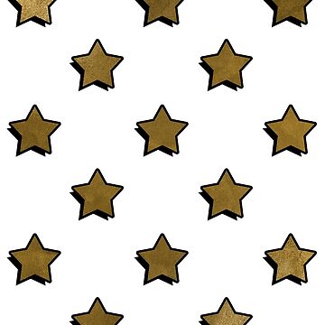 Gold Stars Pack Sticker for Sale by SoccaTamam