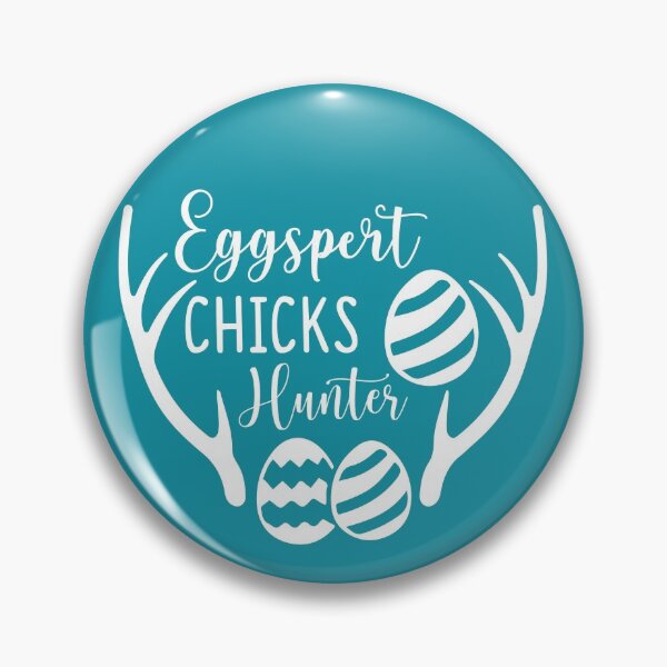 Item preview, Eggspert Chicks Hunter Funny Cute Quote Easter Design designed and sold by micreations.