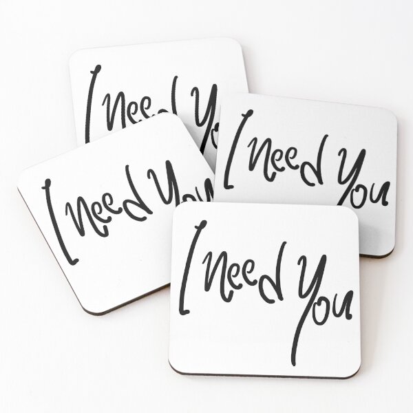 Item preview, I Need You Lettering Design  designed and sold by Khotekmei.